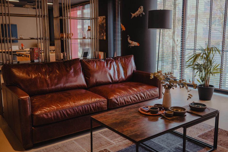 Leather Sofa Cleaning in Hagley